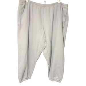 Skims Kim Kardashian Plus Size 4X Light‎ Blue Cotton Jogger Sweatpants